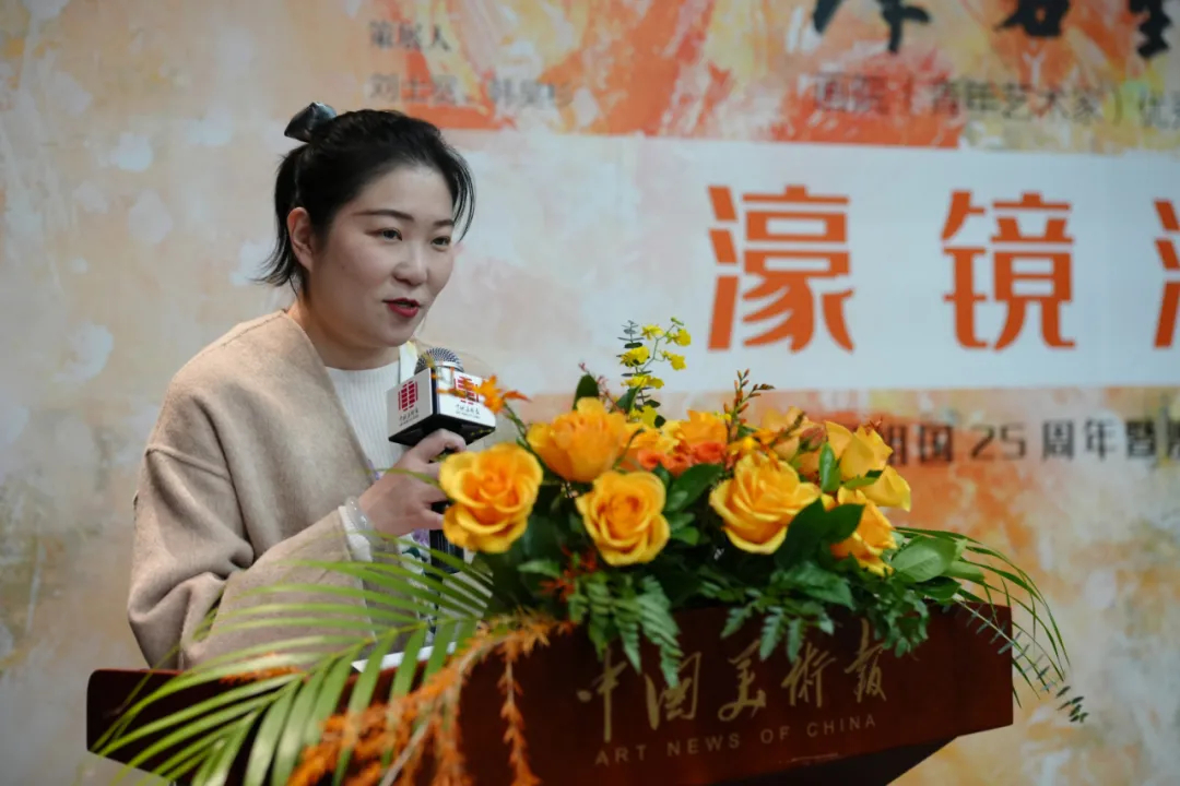 参展艺术家代表卢虓发言