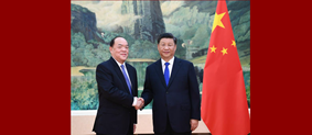 习近平会见贺一诚
