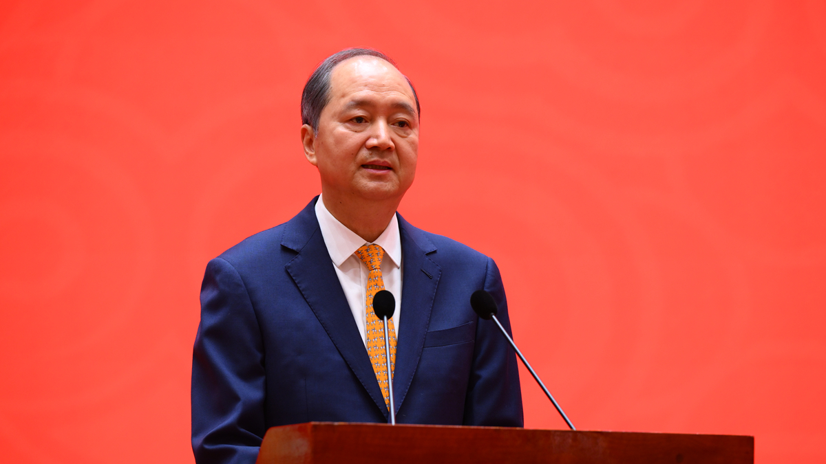 郑新聪出席中央人民政府驻澳门特别行政区联络办公室2026年新春酒会并致辞