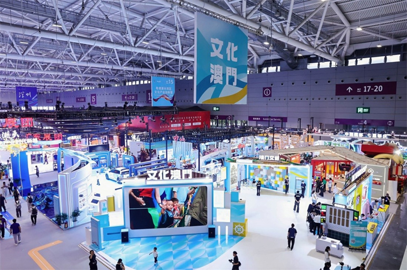 图为澳门馆参展深圳文博会。澳门特区政府文化局供图